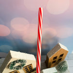 11” Candy Cane  Reusable Straw