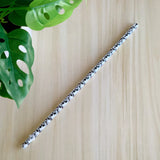 10” Skulls Reusable Straw